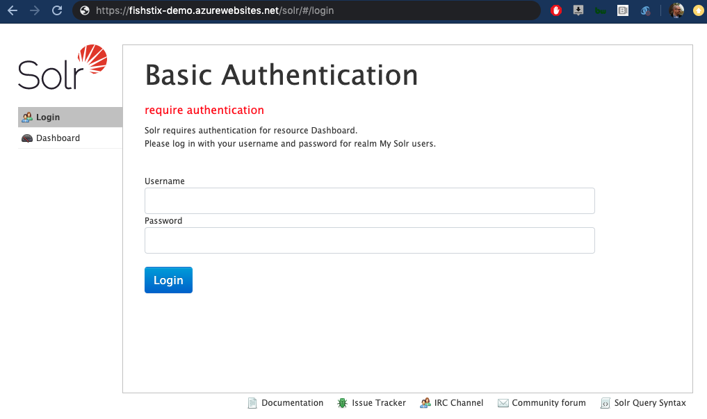 FishStix: Basic Authentication