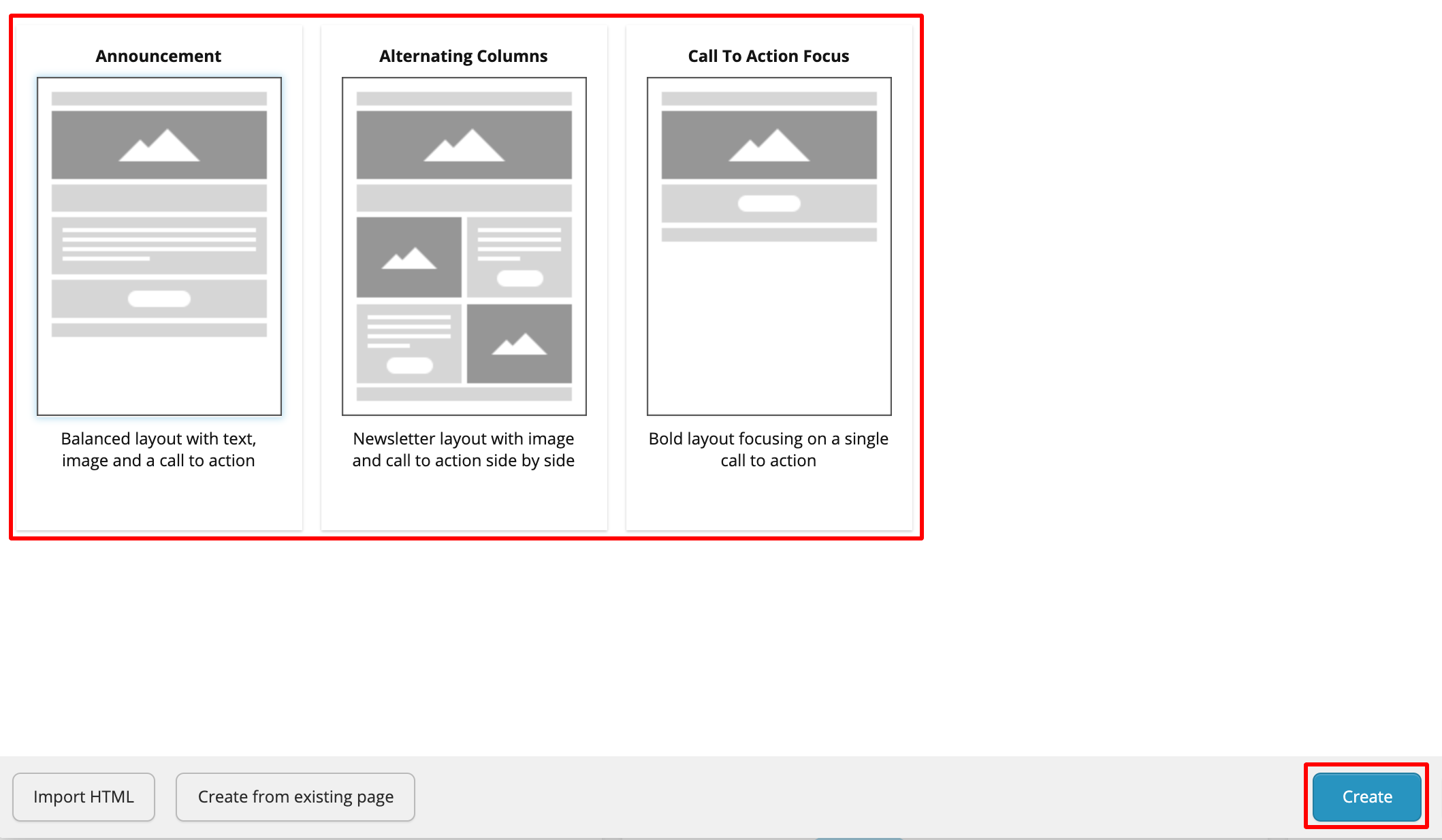 Select an email template in Sitecore