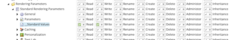 Rendering parameters in Sitecore
