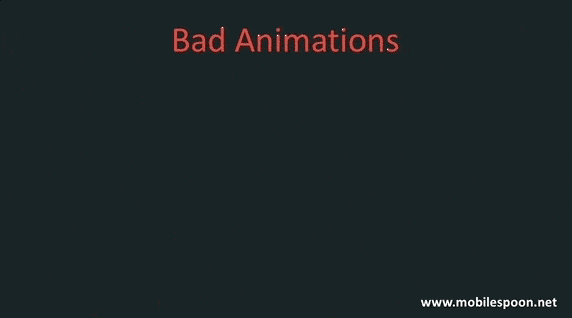 Bad animation examples