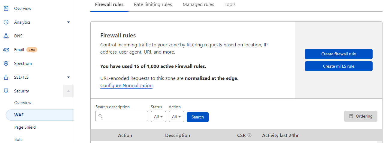 Setting up firewall rules in Cloudflare to protect your Sitecore API's