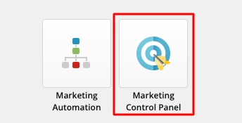 Sitecore Marketing Control Panel on the Sitecore launchpad