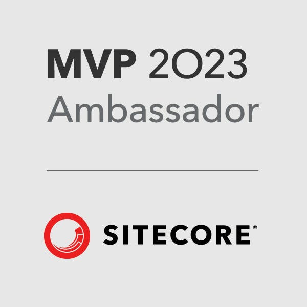 2023 Sitecore MVP Ambassador Award