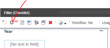 Click the Settings gear icon on the instantiated component tin Sitecore SXA