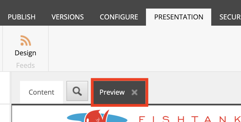Preview tab in content editor of Sitecore
