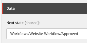 Sitecore workflow state