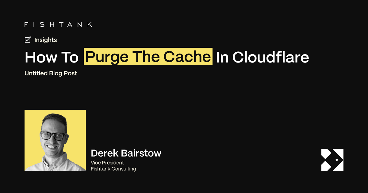 How To Purge The Cache In Cloudflare | Fishtank