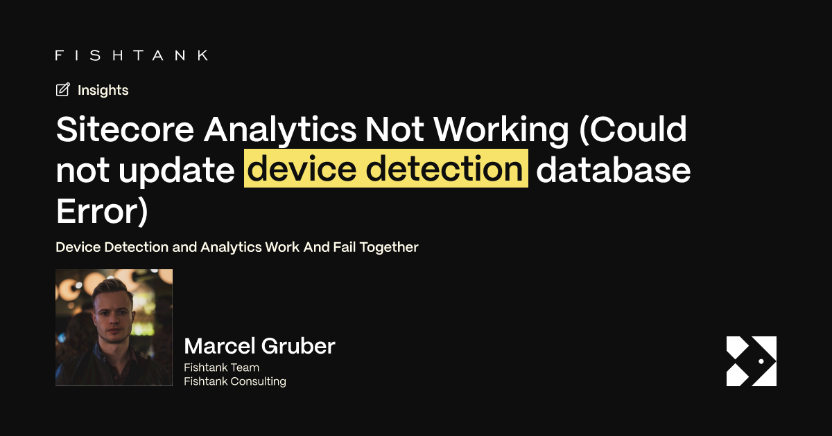Sitecore Analytics Not Working (Could not update device detection ...